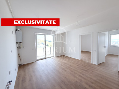 Apartment finisat 3 camere, bloc nou, zona Apahida
