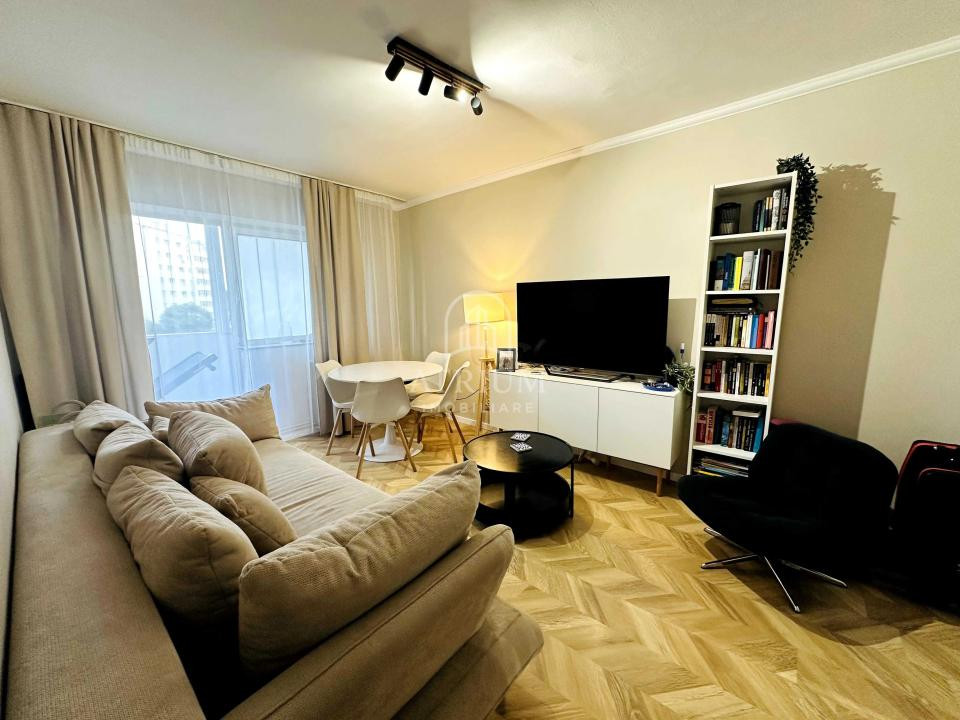 Apartament 2 camere decomandate la cheie, 43 mp utili cu 3 mp balcon, Manastur