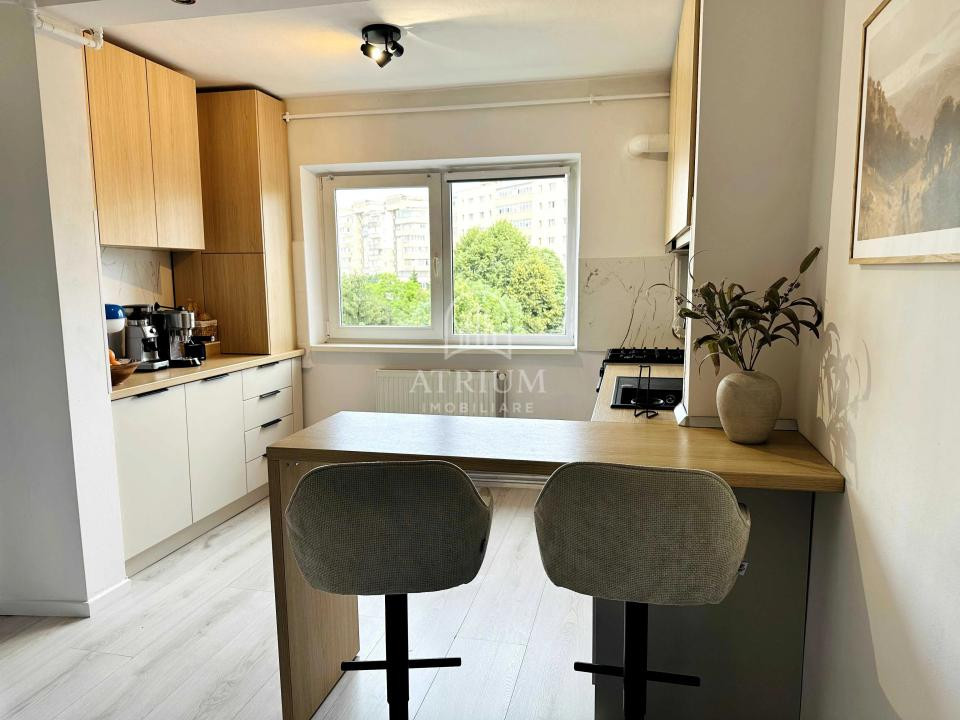 Apartament 2 camere decomandate la cheie, 43 mp utili cu 3 mp balcon, Manastur