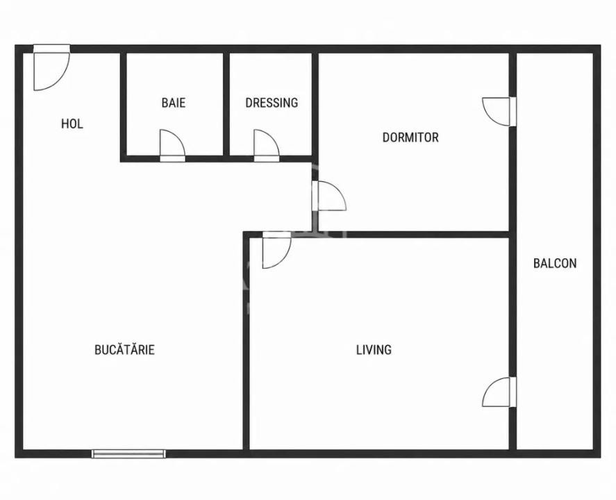 Apartament 3 camere la cheie, 56 mp utili cu 6 balcon, Buna Ziua