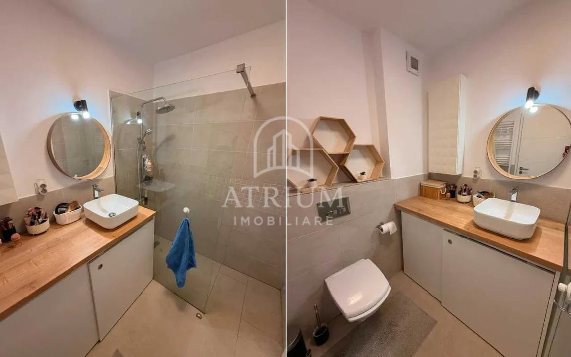 Apartament 2 camere 55,5 mp utili cu balcon 9 mp, zona OMV Calea Turzii 