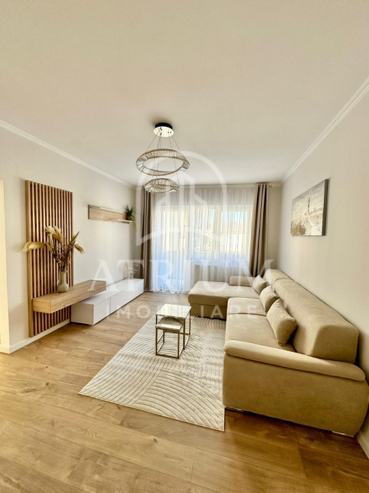 Apartament 2 camere la cheie, 55 mp utili cu balcon 5 mp, zona Floresti Terra