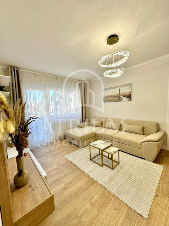 Apartament 2 camere la cheie, 55 mp utili cu balcon 5 mp, zona Floresti Terra