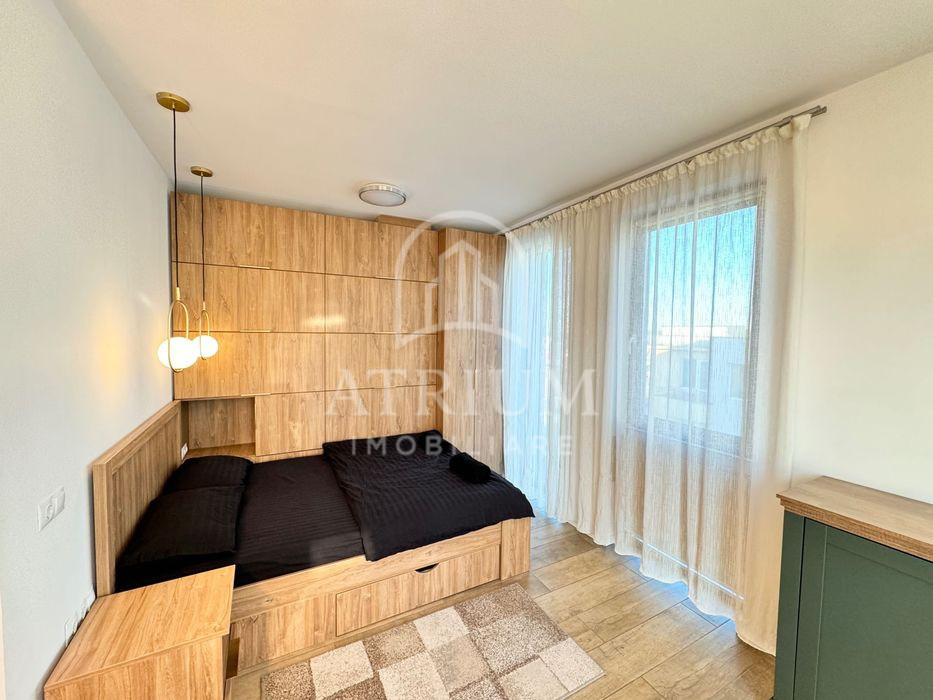 Apartament studio open-space | Andrei Mureșanu | Terasă 23 mp | Parcare | Pet-friendly