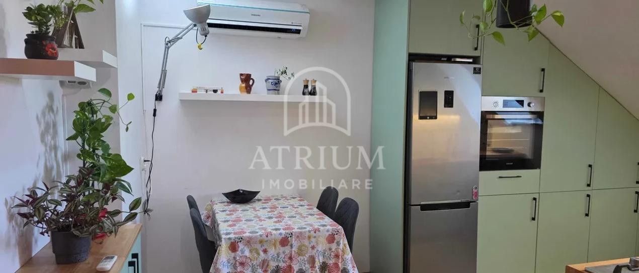 Apartament la mansarda, 2 camere decom, Gheorgheni, mobilat/utilat