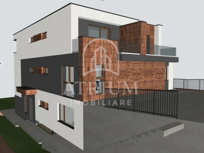 Vand teren autorizat constructie duplex suprafata de 926 mp Cluj