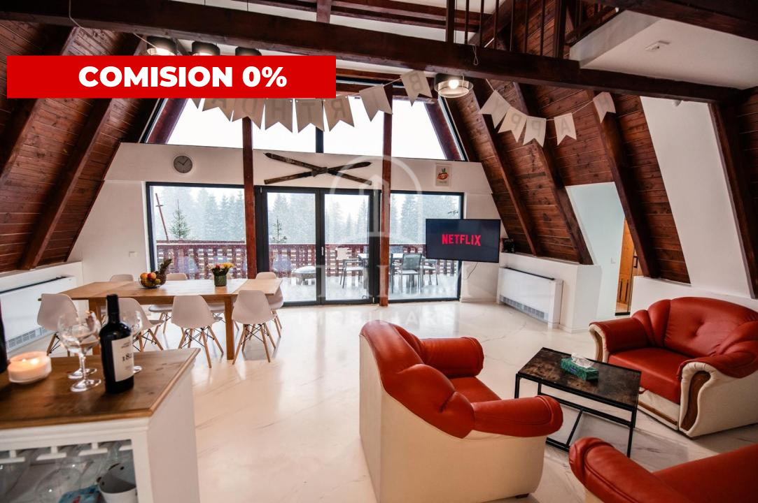 Cabana A-Frame de lux în Beliș | 195 mp utili | 600 mp teren | COMISION 0%