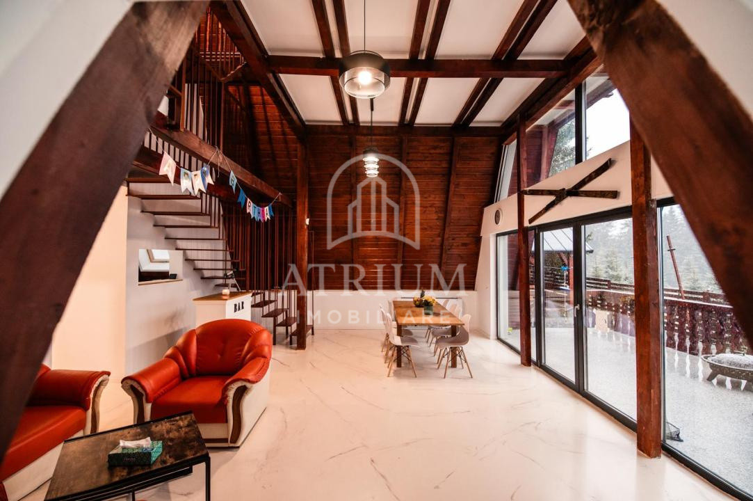 Cabana A-Frame de lux în Beliș | 195 mp utili | 600 mp teren | COMISION 0%
