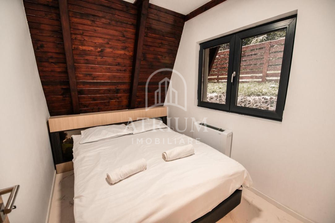 Cabana A-Frame de lux în Beliș | 195 mp utili | 600 mp teren | COMISION 0%