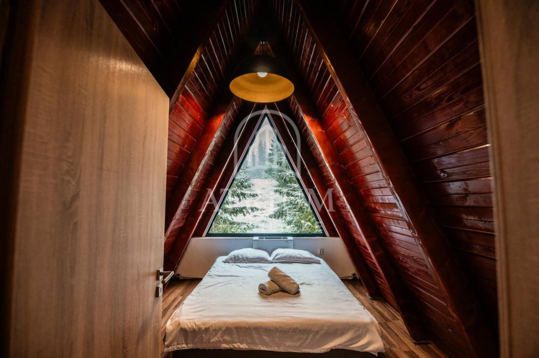 Cabana A-Frame de lux în Beliș | 195 mp utili | 600 mp teren | COMISION 0%