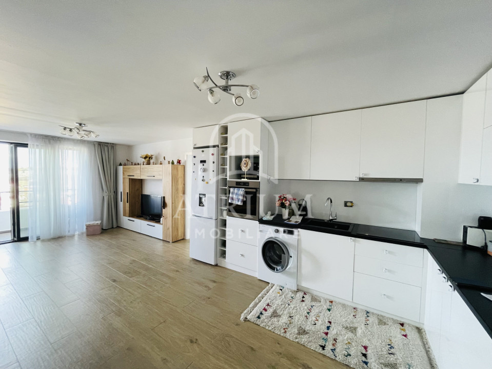 Apartament 2 camere modern la cheie, 54 mp utili cu 7 mp balcon, zona Manastur