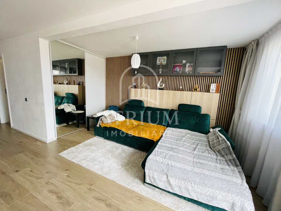 Apartament 2 camere modern la cheie, 54 mp utili cu 7 mp balcon, zona Manastur