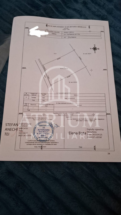 Parcele de teren extravilan Valea Chintaului suprafata de 1200 mp si 1000mp
