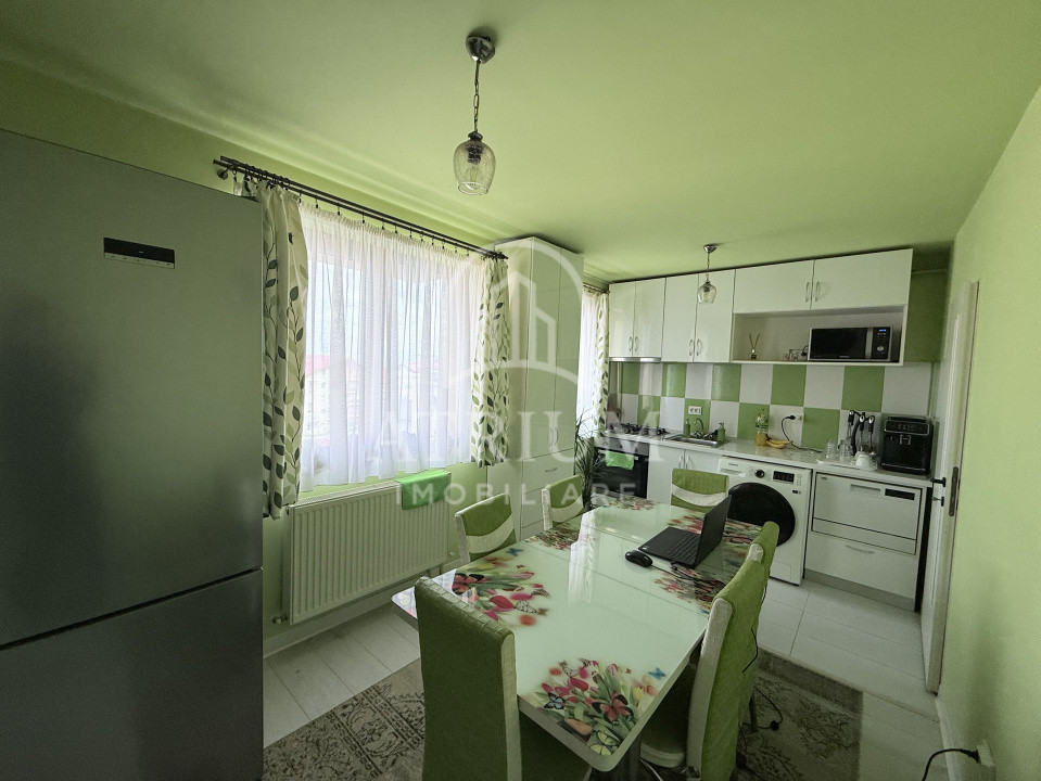 Apartament 3 camere decomandate, 56 mp utili, zona Floresti Porii