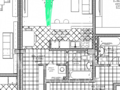 Apartament 2 camere semidecomandate, 44,5 mp utili, zona Gruia