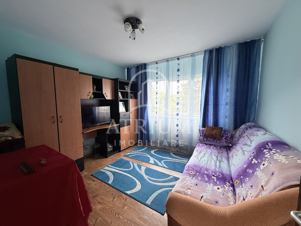Apartament 3 camere mobilat si utilat, 55,88 mp utili cu balcon 4 mp, Zorilor