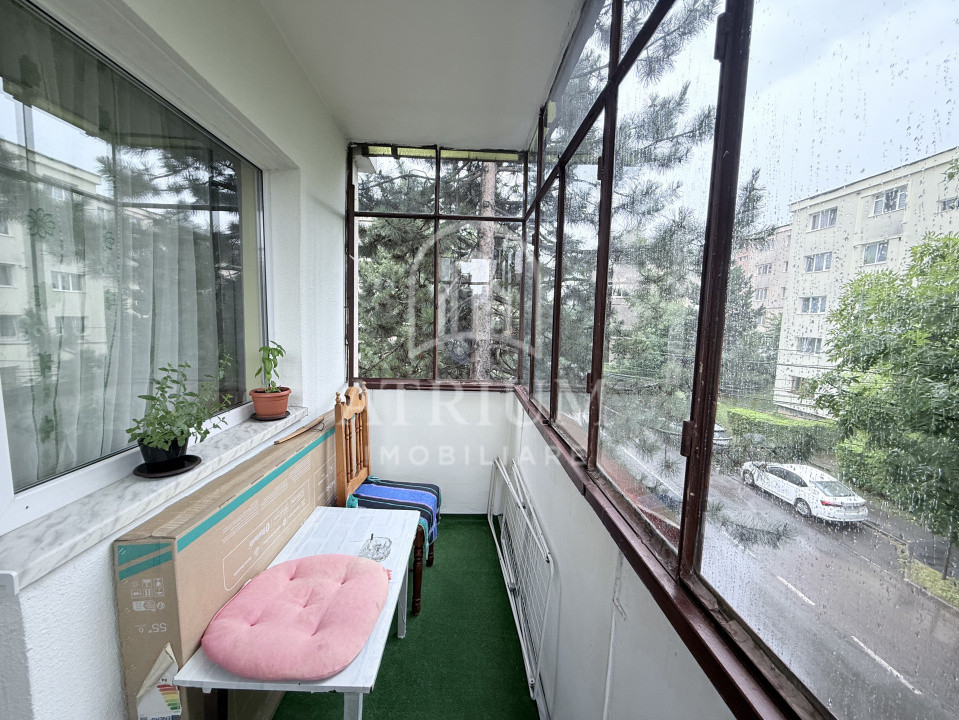 Apartament 3 camere mobilat si utilat, 55,88 mp utili cu balcon 4 mp, Zorilor