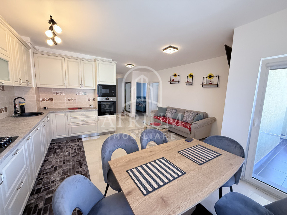 Apartament 3 camere la cheie 63 mp utili, 2 băi, parcare subterana, Șesu de Sus