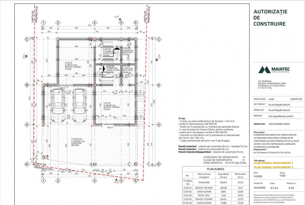 Oportunitate! Teren autorizat 630mp, zona Cluj