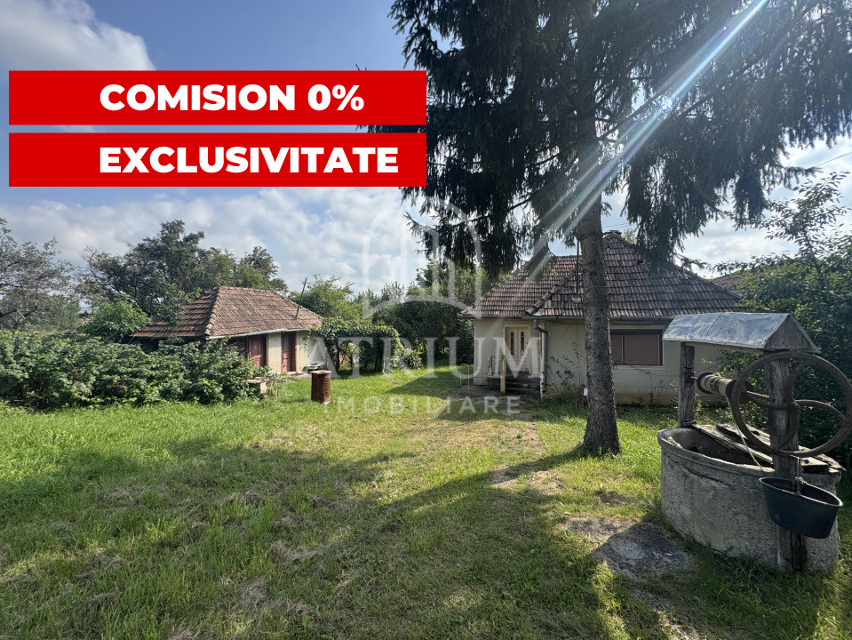 COMISION 0% Casă de vânzare 68 mp utili, 2527 mp utili de teren