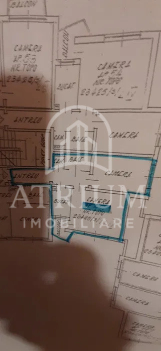 Apartament 2 camere decomandate suprafata de 44 MP Manastur