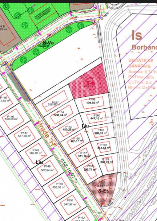 Teren de vanzare in Borhanci langa centrul educational, cu PUZ aprobat