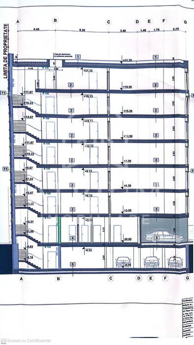 Teren cu suprafata de 2500mp pentru Bloc cu HCL Marasti
