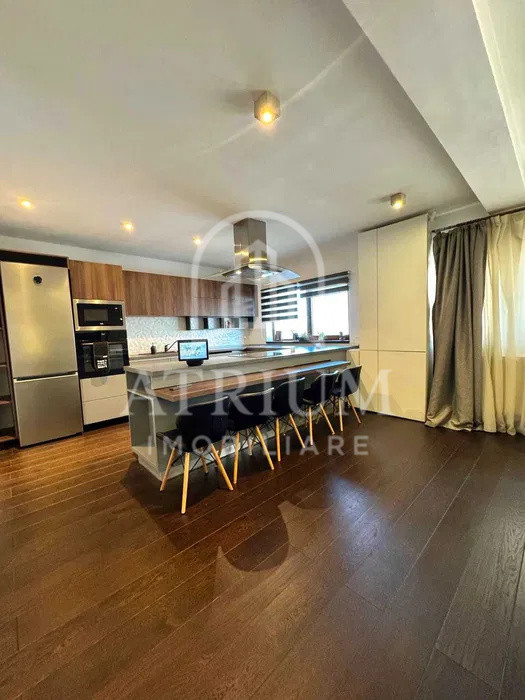 Apartament premium, 3 camere, 106 mp + terasă 17,5 mp, mobilat complet