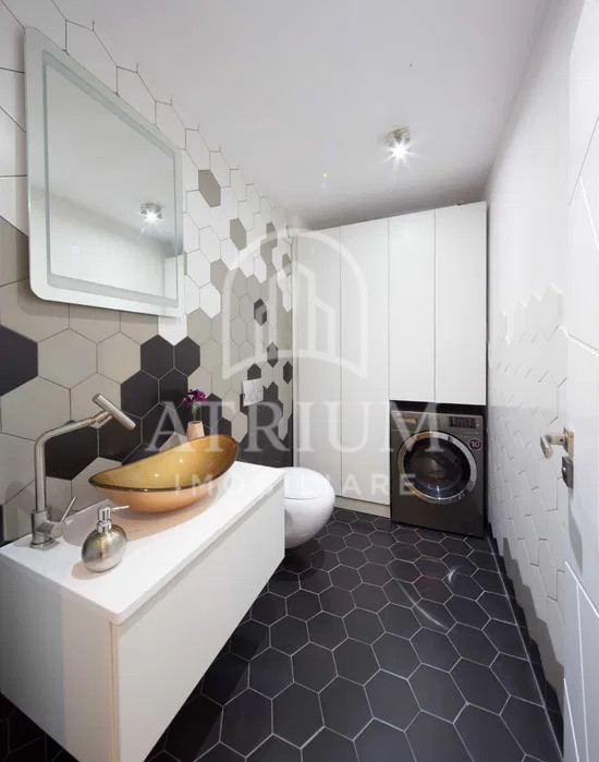 Apartament premium, 3 camere, 106 mp + terasă 17,5 mp, mobilat complet