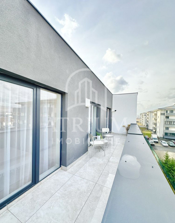 Apartament 2 camere, 43 mp utili cu terasa 15 mp, zona Floresti Terra