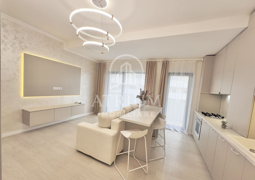 Apartament 3 camere ultramodern, 56 mp utili 12 mp terasa, zona Floresti Eroilor