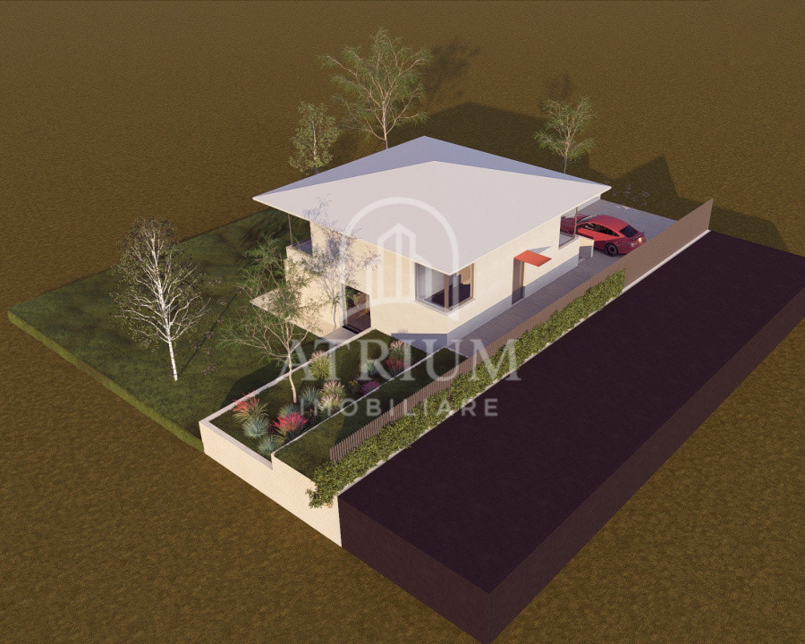 Oportunitate!Teren intravilan autorizat 3 unități locative 1607 mp, Floresti ANL