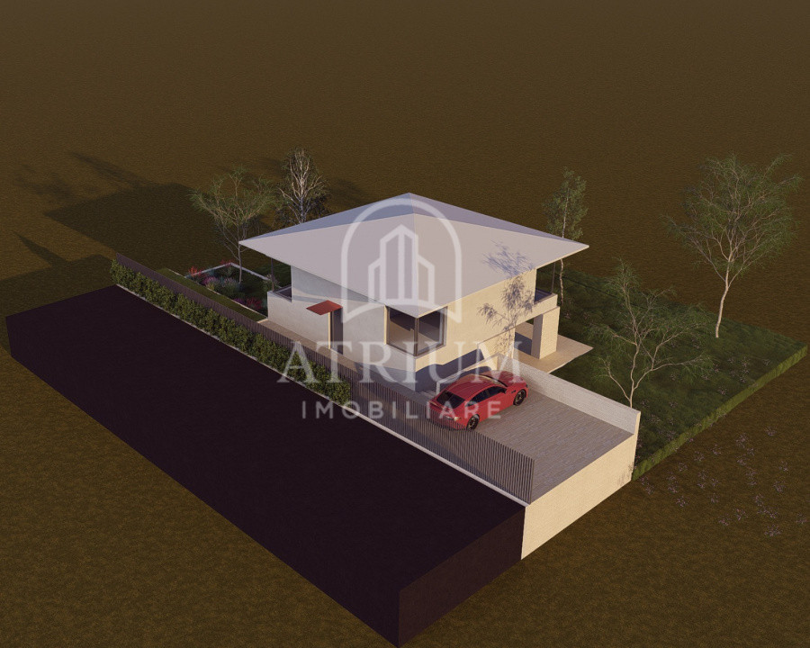 Oportunitate!Teren intravilan autorizat 3 unități locative 1607 mp, Floresti ANL