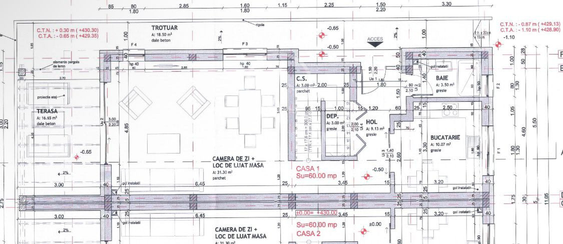 Duplex de vanzare, Razoare zona Vivo!