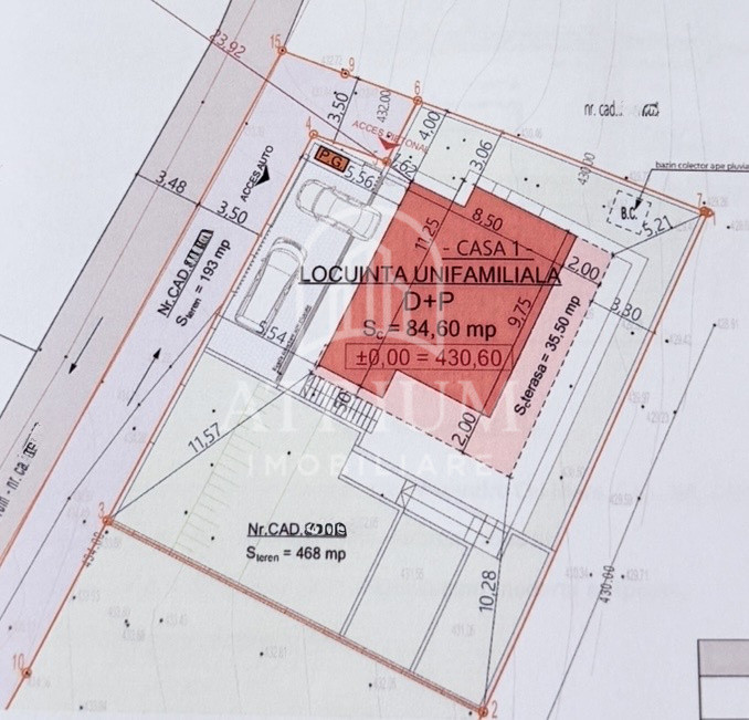 Oportunitate! Teren intravilan autorizat, 468 mp, zona Floresti