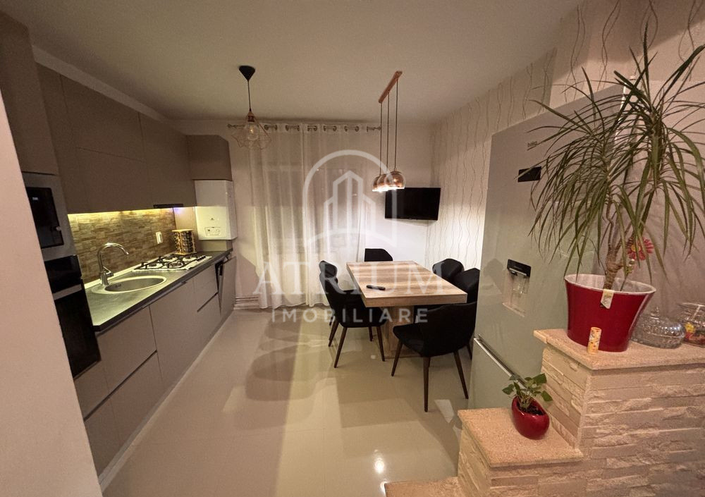 Apartament 3 camere la cheie, 58 mp cu 2 balcoane 11 mp, zona Manastur