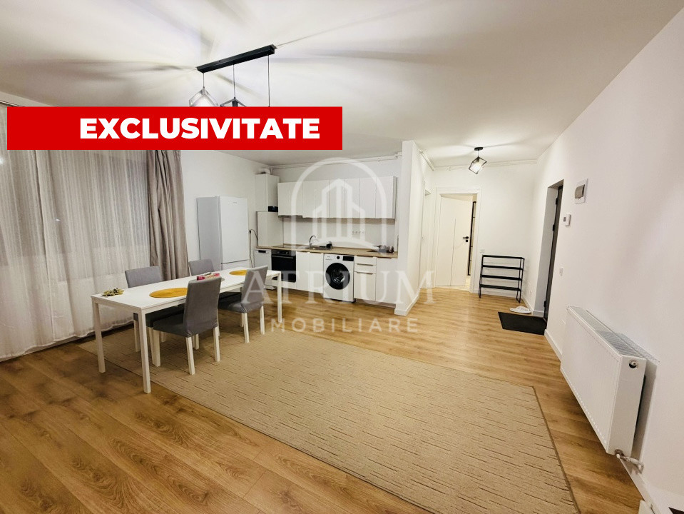 Apartament cu 2 camere la cheie 59.5mp, bloc 2022, zona Eroilor Floresti