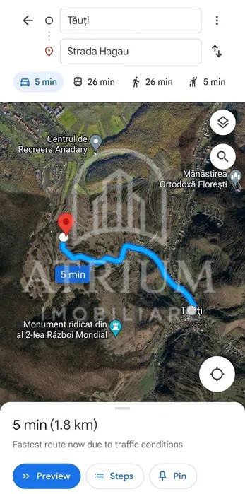 Teren de vânzare – Str. Stejarului, Florești, jud. Cluj