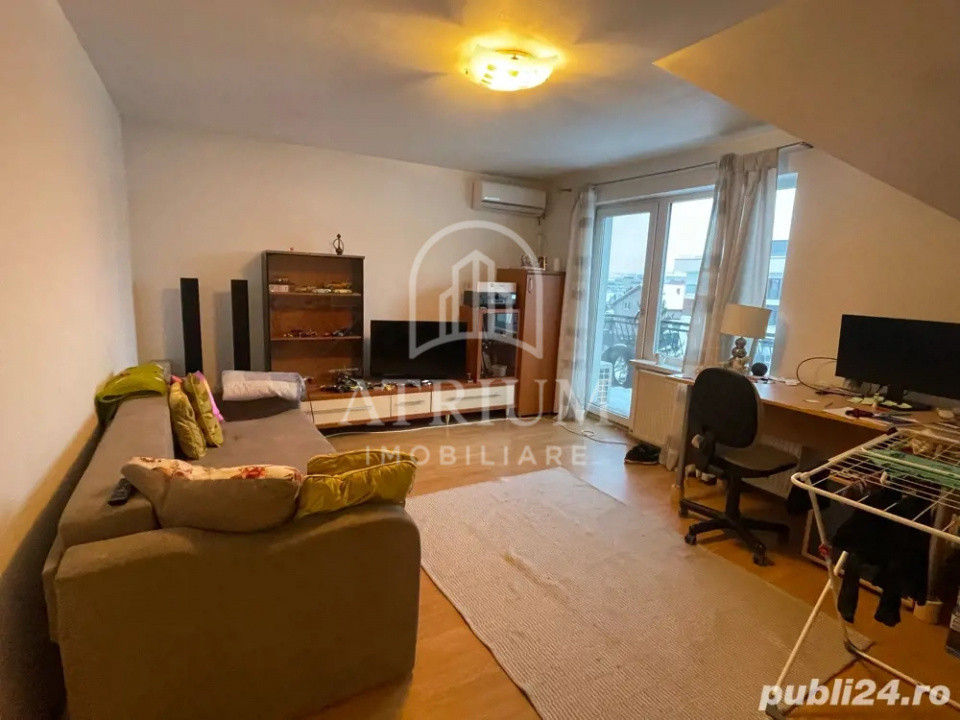 Apartment 2 camera, 55 mp, balcon 5mp, zona Gheorgheni