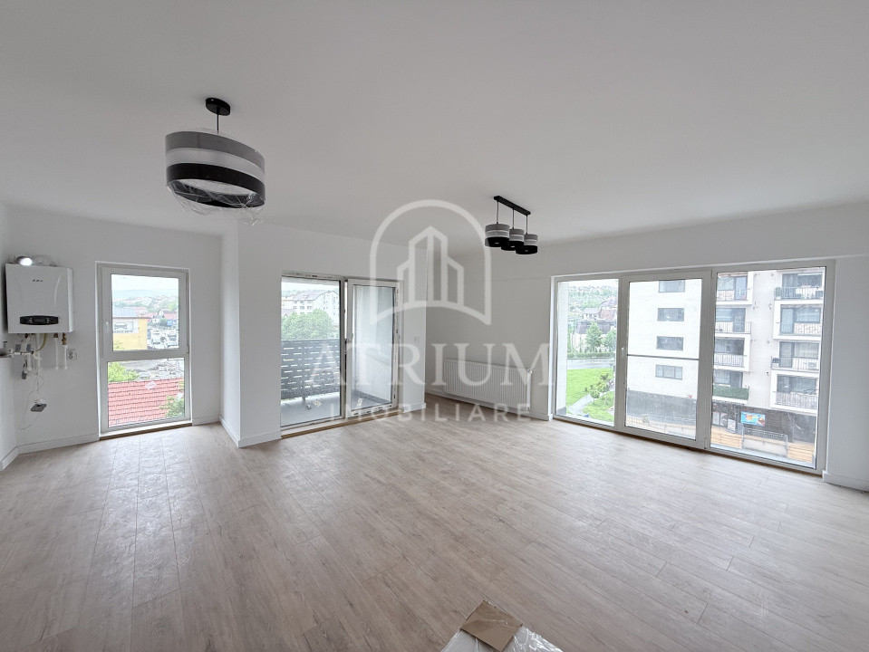 Apartament 3 camere finisat, 74,8 mp utili cu 2,5 mp balcon, zona Calea Baciului