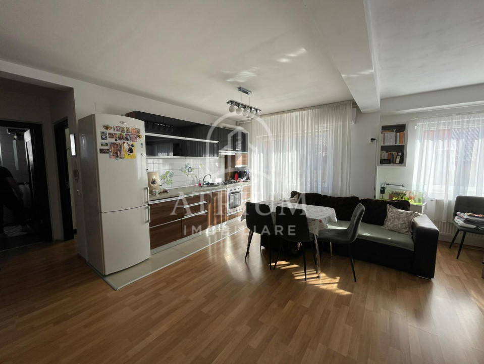 Apartament cu 2 camere, 58 mp, Floresti