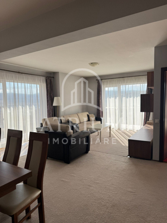 Apartament 2 camere, semidecomandate, 55mp + terasa 12mp, zona Regal