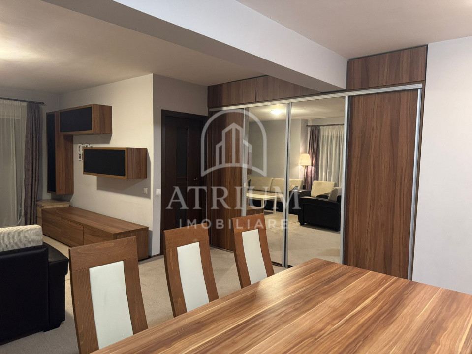 Apartament 2 camere, semidecomandate, 55mp + terasa 12mp, zona Regal
