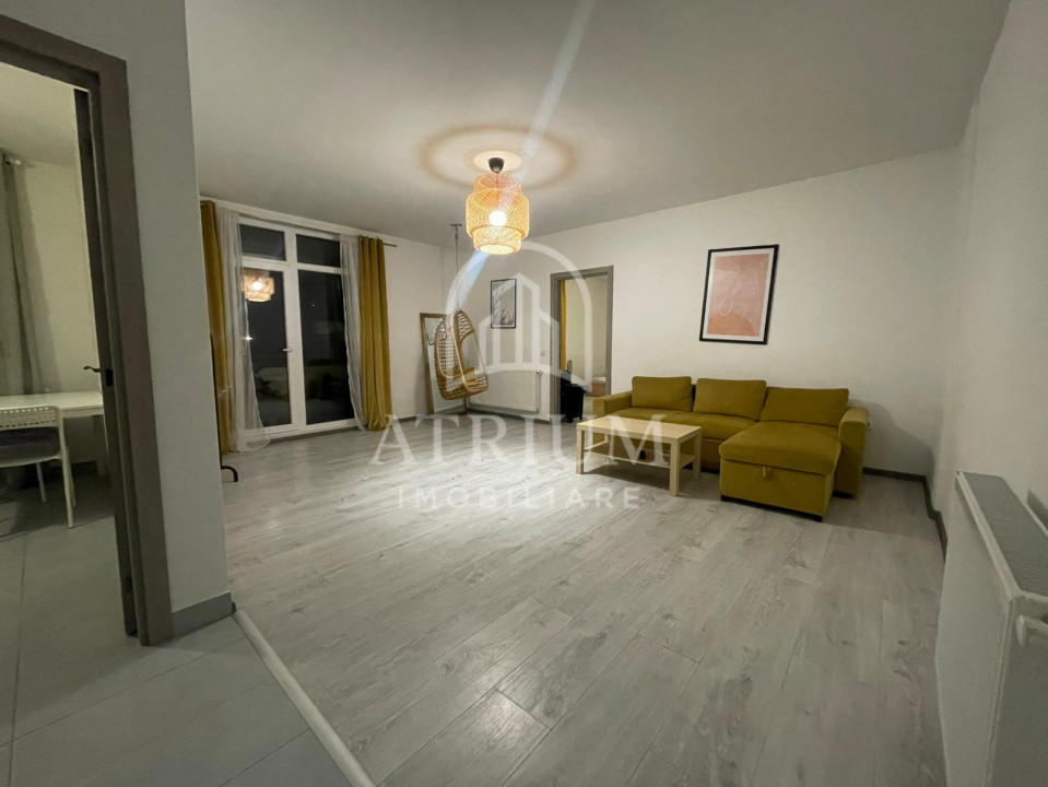 Apartament luminos, cu 2 camere, 56 mp, Baciu