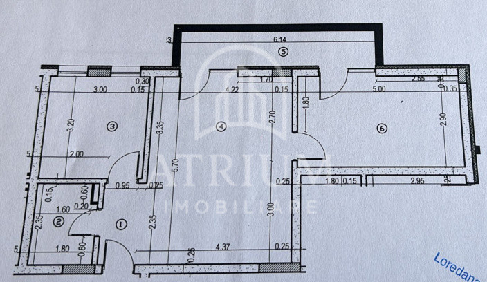 Apartament luminos, cu 2 camere, 56 mp, Baciu