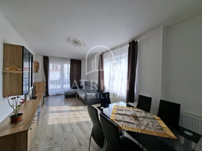 Apartament 2 camere, semidecomandat, 56mp, parcare, zona Abator