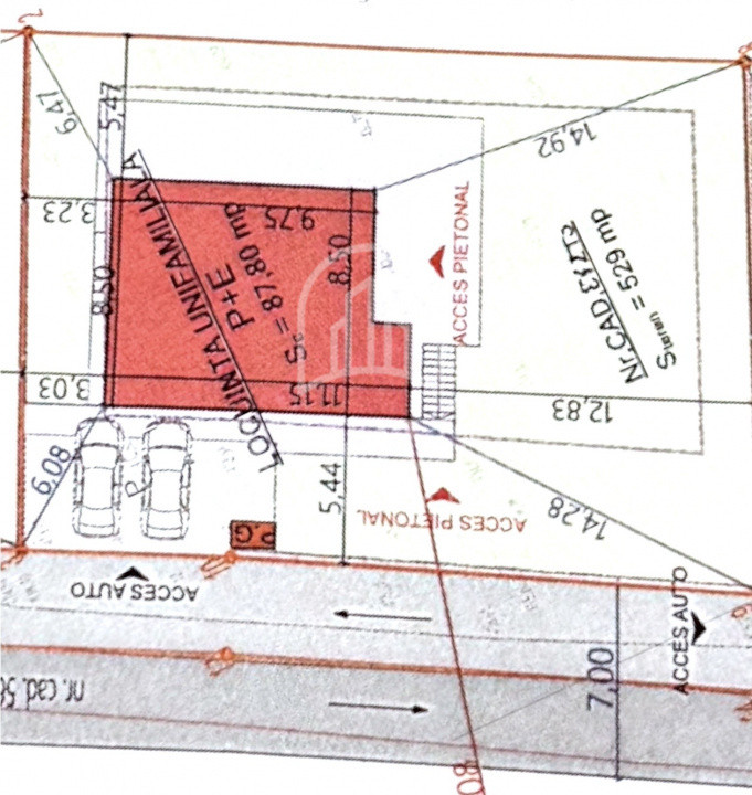Oportunitate! Teren intravilan autorizat, 529 mp, zona Floresti