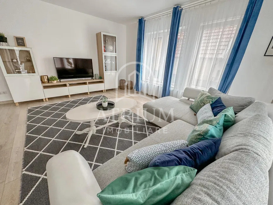 Apartament 2 camere, semidecomandate, 70mp, terasa, parcare, zona Dambul rotund 