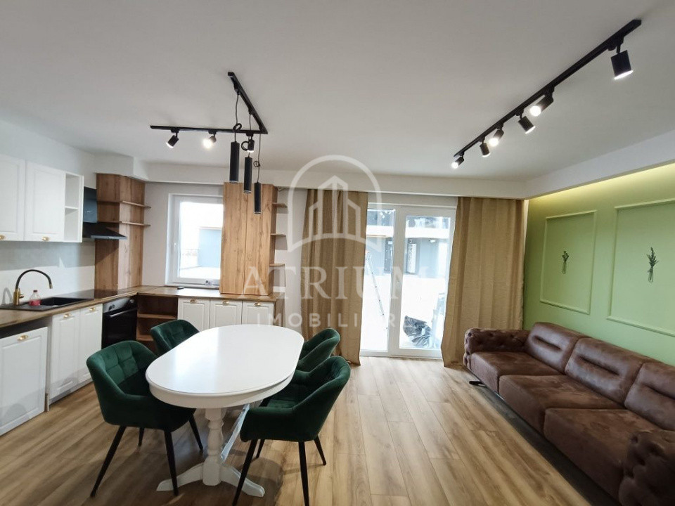 Apartament 2 camere,55mp utili, terasa 80mp, zona Stadionului Floresti