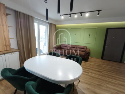 Apartament 2 camere,55mp utili, terasa 80mp, zona Stadionului Floresti